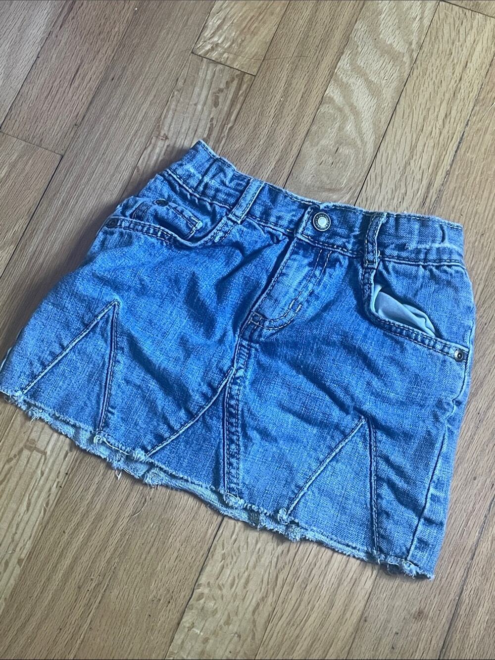Blue Denim Mini Skirt - 5t girl old navy